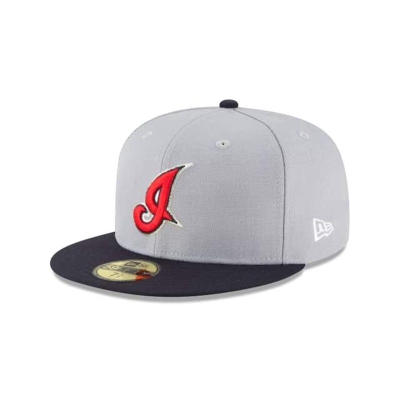 Sapca New Era Cleveland Indians MLB 2002 Cooperstown Wool 59FIFTY Fitted - Gri